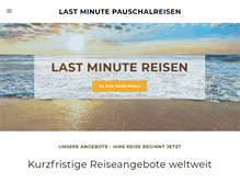 Tablet Screenshot of dass-reisebuero.de